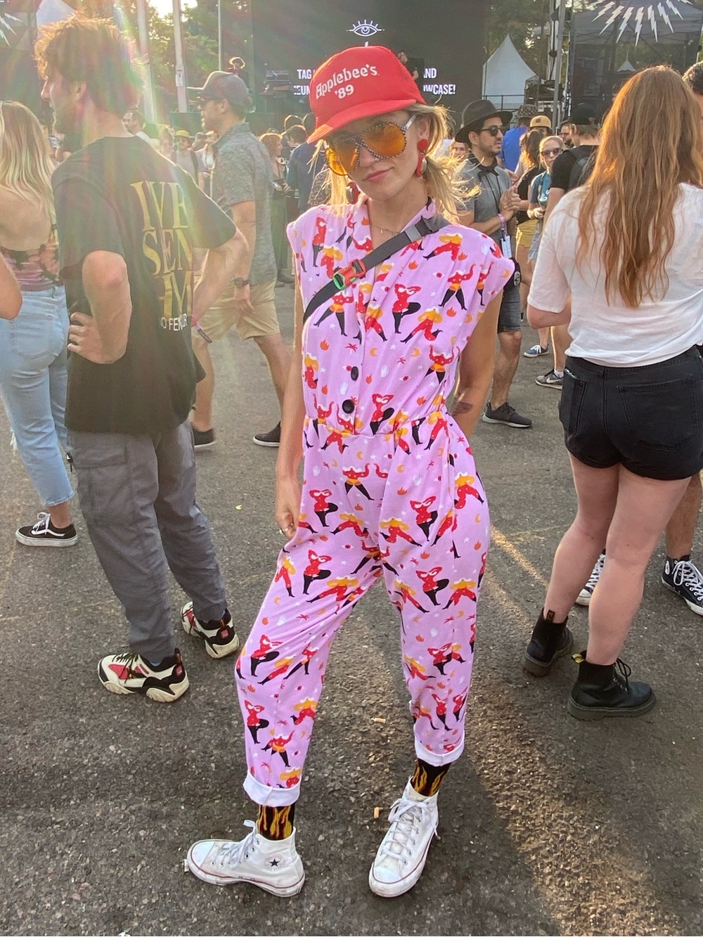 Magic suit lady print